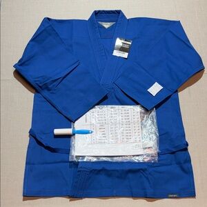 Men’s Century Blue Martial Arts Gi Jacket Size 5 Judo/Jujitsu